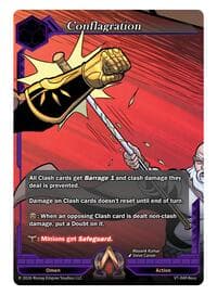 Conflagration - The Vault Trials - Alpha Clash card