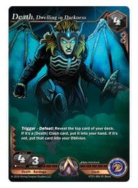 Death, Dwelling in Darkness - The Vault Trials - Alpha Clash card