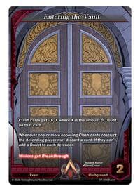 Entering the Vault - The Vault Trials - Alpha Clash card