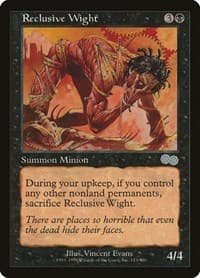 Reclusive Wight - Urza's Saga - Magic: The Gathering card