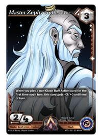 Master Zephyrion, the Wise - The Vault Trials - Alpha Clash card