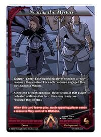 Nearing the Mystery - The Vault Trials - Alpha Clash card