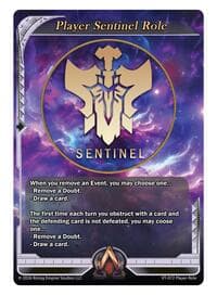 Player Sentinel Role Card - The Vault Trials - Alpha Clash card