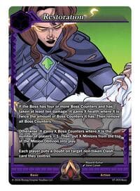 Restoration - The Vault Trials - Alpha Clash card