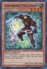 Chronomaly Mud Golem - Number Hunters - YuGiOh card