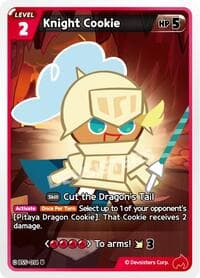 Knight Cookie (014) - Arena of Glory - CookieRun: Braverse TCG card