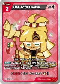 Flat Tofu Cookie - Arena of Glory - CookieRun: Braverse TCG card