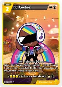 DJ Cookie - Arena of Glory - CookieRun: Braverse TCG card