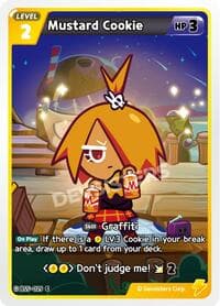 Mustard Cookie (029) - Arena of Glory - CookieRun: Braverse TCG card