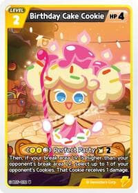 Birthday Cake Cookie - Arena of Glory - CookieRun: Braverse TCG card