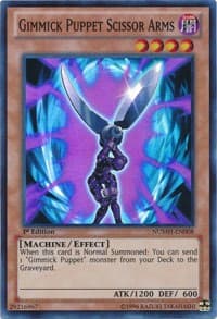 Gimmick Puppet Scissor Arms - Number Hunters - YuGiOh card