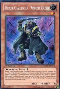 Heroic Challenger - Ambush Soldier - Number Hunters - YuGiOh card