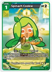Spinach Cookie (055) - Arena of Glory - CookieRun: Braverse TCG card