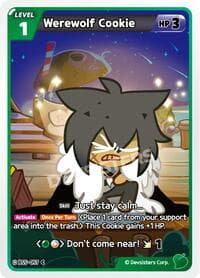 Werewolf Cookie (057) - Arena of Glory - CookieRun: Braverse TCG card