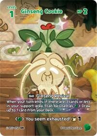 Ginseng Cookie (SEC) - Arena of Glory - CookieRun: Braverse TCG card