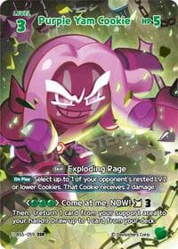 Purple Yam Cookie (059) (SSR) - Arena of Glory - CookieRun: Braverse TCG card