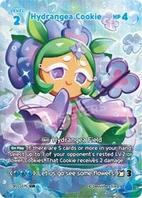 Hydrangea Cookie (SSR) - Arena of Glory - CookieRun: Braverse TCG card