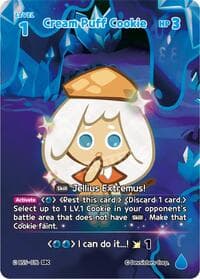 Cream Puff Cookie (076) (SEC) - Arena of Glory - CookieRun: Braverse TCG card
