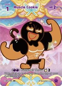 Muscle Cookie (SEC) - Arena of Glory - CookieRun: Braverse TCG card