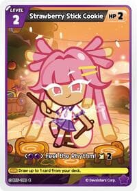 Strawberry Stick Cookie (090) - Arena of Glory - CookieRun: Braverse TCG card