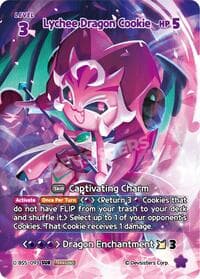 Lychee Dragon Cookie (SUR) - Arena of Glory - CookieRun: Braverse TCG card