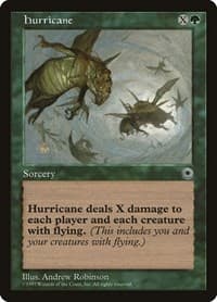 Hurricane - Portal - Magic: The Gathering card