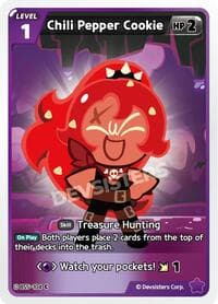 Chili Pepper Cookie (104) - Arena of Glory - CookieRun: Braverse TCG card