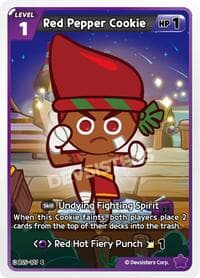 Red Pepper Cookie (107) - Arena of Glory - CookieRun: Braverse TCG card