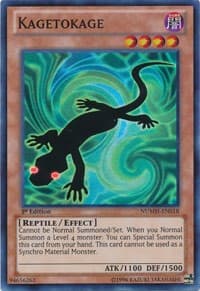 Kagetokage - Number Hunters - YuGiOh card
