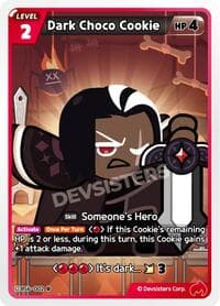 Dark Choco Cookie (002) - Arena of Glory - CookieRun: Braverse TCG card