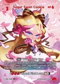 Sugar Swan Cookie (SSR) - Arena of Glory - CookieRun: Braverse TCG card