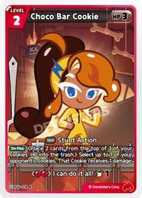Choco Bar Cookie - Arena of Glory - CookieRun: Braverse TCG card