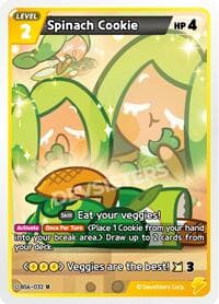 Spinach Cookie (032) - Arena of Glory - CookieRun: Braverse TCG card