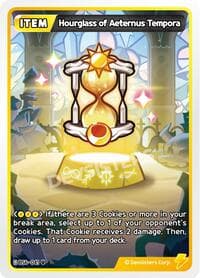 Hourglass of Aeternus Tempora - Arena of Glory - CookieRun: Braverse TCG card