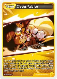 Clever Advice - Arena of Glory - CookieRun: Braverse TCG card