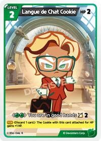 Langue de Chat Cookie - Arena of Glory - CookieRun: Braverse TCG card