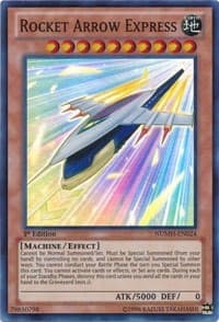 Rocket Arrow Express - Number Hunters - YuGiOh card