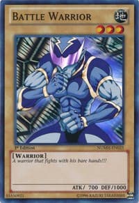 Battle Warrior - Number Hunters - YuGiOh card