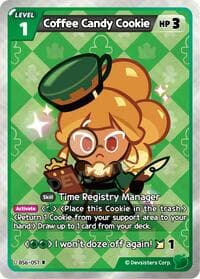 Coffee Candy Cookie (057) - Arena of Glory - CookieRun: Braverse TCG card