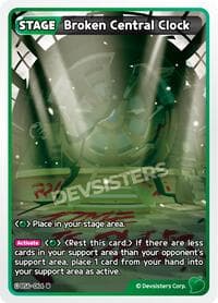 Broken Central Clock - Arena of Glory - CookieRun: Braverse TCG card
