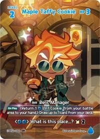 Maple Taffy Cookie (SEC) - Arena of Glory - CookieRun: Braverse TCG card