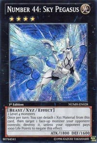 Number 44: Sky Pegasus - Number Hunters - YuGiOh card