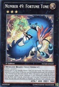 Number 49: Fortune Tune - Number Hunters - YuGiOh card