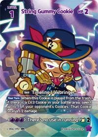 String Gummy Cookie (092) (SEC) - Arena of Glory - CookieRun: Braverse TCG card
