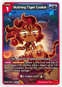 Nutmeg Tiger Cookie - Arena of Glory - CookieRun: Braverse TCG card