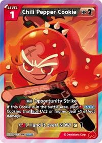 Chili Pepper Cookie (013) - Arena of Glory - CookieRun: Braverse TCG card