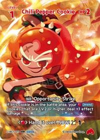 Chili Pepper Cookie (013) (SSR) - Arena of Glory - CookieRun: Braverse TCG card