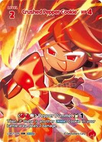 Crushed Pepper Cookie (SSR) - Arena of Glory - CookieRun: Braverse TCG card