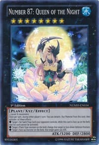 Number 87: Queen of the Night - Number Hunters - YuGiOh card