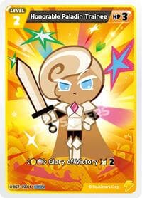 Honorable Paladin Trainee - Arena of Glory - CookieRun: Braverse TCG card